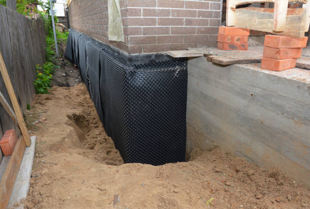 Crawl space vapor barrier installation in Junction City, WI